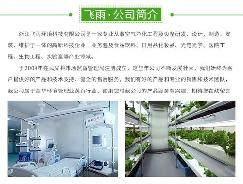 浙江飛雨 專業打造無塵凈化車間，一體化設計與施工的可靠伙伴